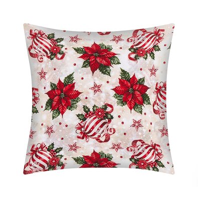 Bellatex Kissen Weihnachten Weihnachtsstern, 45 x 45 cm