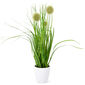 Umělá kvetoucí tráva Justine zelená, 36 cm