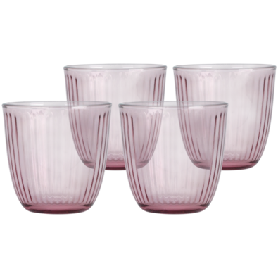 Glas-Set Pink 295 ml, 6 Stück