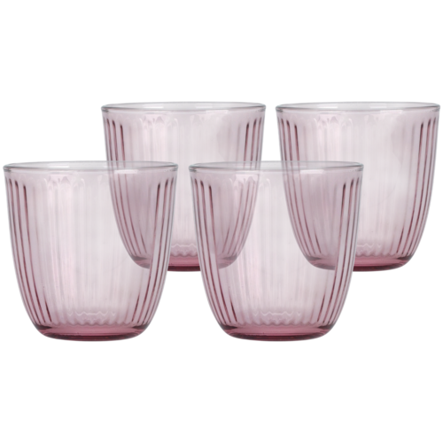 Glas-Set Pink 295 ml, 6 Stück