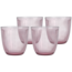 Sada sklenic Pink 295 ml, 6 ks