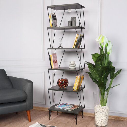 Bücherregal Balaban Anthracite