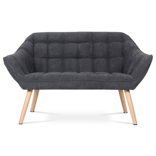 Zweisitziges Sofa AK-322 GREY2, grau