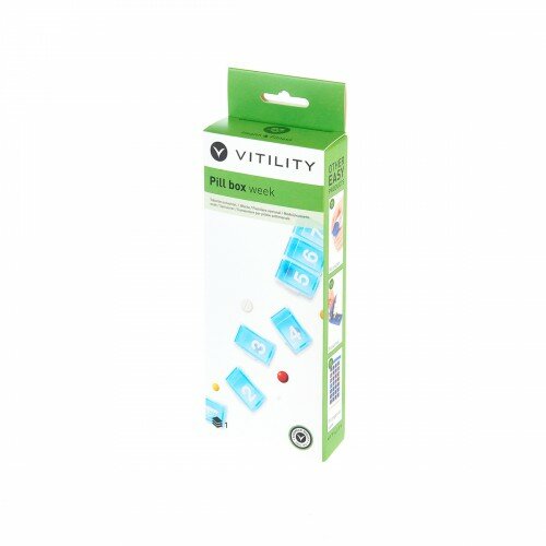 Cutie de medicamente Vitility VIT-70610250, pentru o săptămână