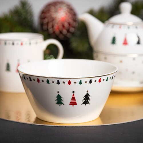 Altom Porzellanschale Modern Tree 14 cm, 620 ml