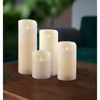 Sada Voskových LED svíček, 7,5 x 20 cm, 4 ks Sada Voskových LED svíček, 7,5 x 20 cm, 4 ks