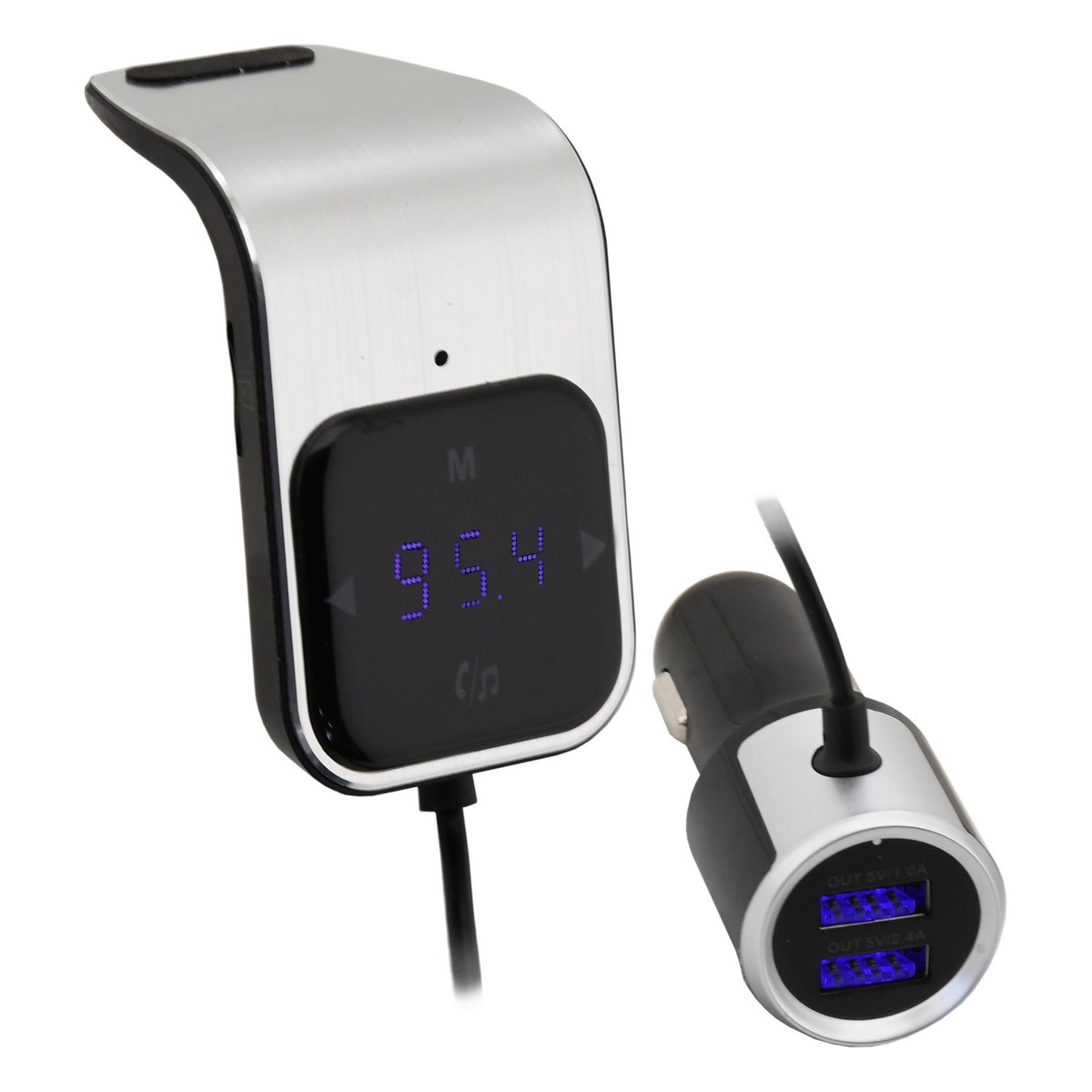 Obrázok Hands free FM transmitter do mriežky (8591686077216)