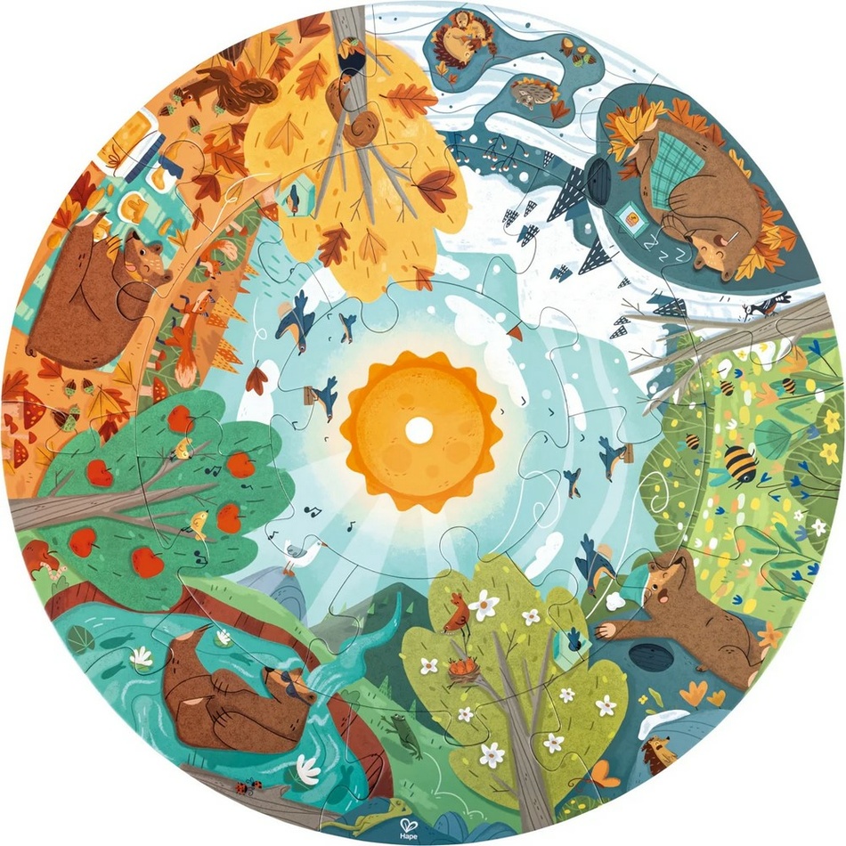 Hape Puzzle - Patru anotimpuri