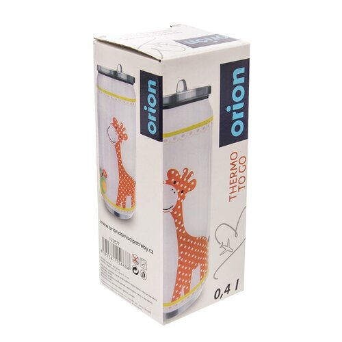 Orion Kinderthermosflasche Giraffe, 0,4 l