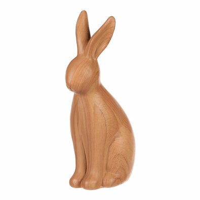 Polirezín dekoráció Nyúl, nagy figura, 12 x 7 x 21cm