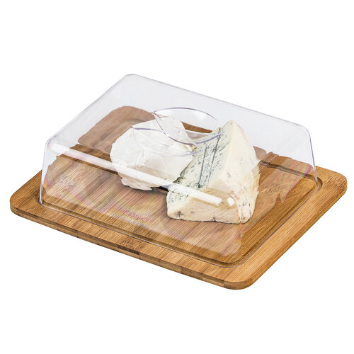 Dóza na sýr s plastovým poklopem