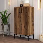 Skrinka na topánky Prag Walnut