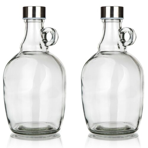 Banquet Glas-Weinballons mit Deckel Declan 2 Stück, 1,1 l