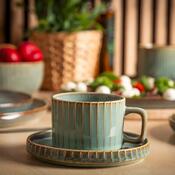 Altom Set mit 2 Untertassen Reactive Sage 14 cm
