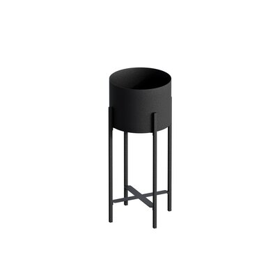 Suport metalic pentru flori GED-026, Mono negru