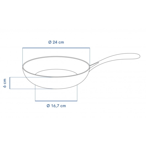 Remoska P2406/10TSC pánev s nepřilnavým povrchem Quanta, 24 cm