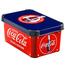 Curver 04710-C12 plastový úložný box S, Coca-Cola, 29,5 x 13,5 x 19,5 cm