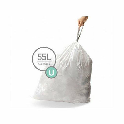 Simplehuman vrečke za smeti U 55-80 l, 20 kosov