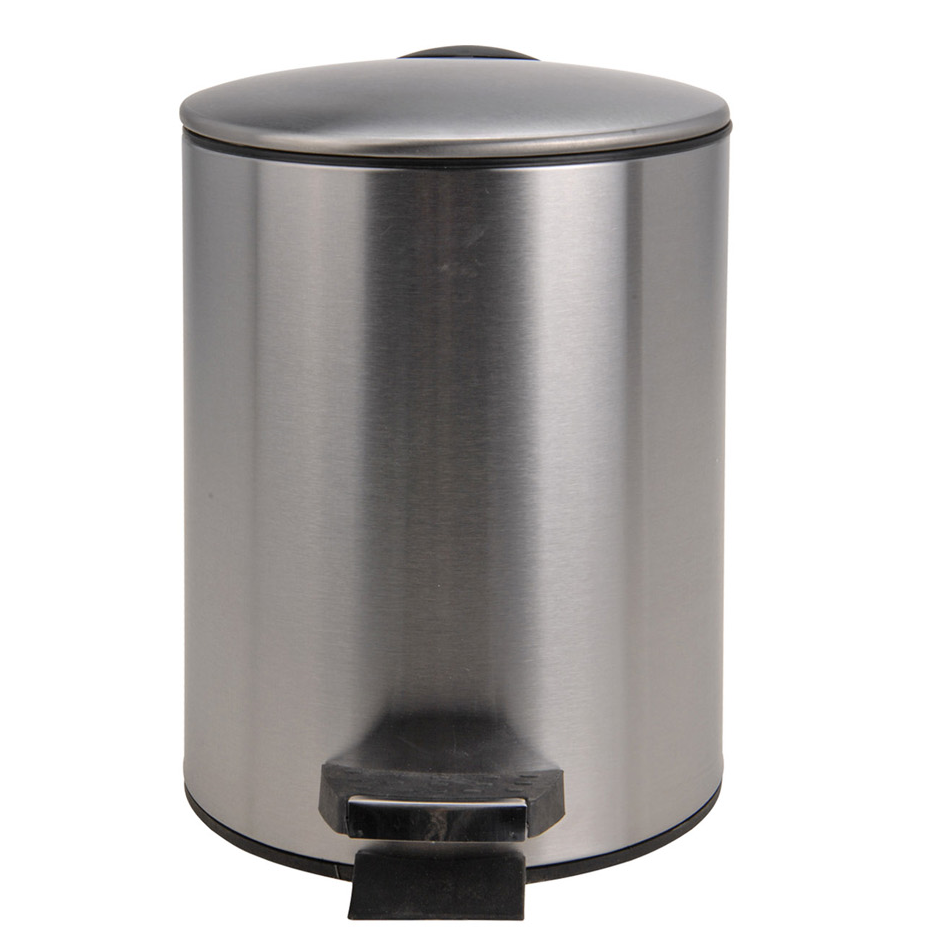 Kozmetický pedálový kôš, 3 l, nerez
