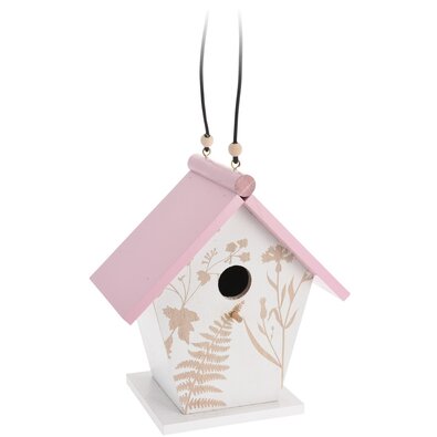 Căsuță păsări Meadow life, roz