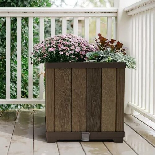 Keter donica Deco Square 45,5 x 45,5 x 45,5 cm, brązowy