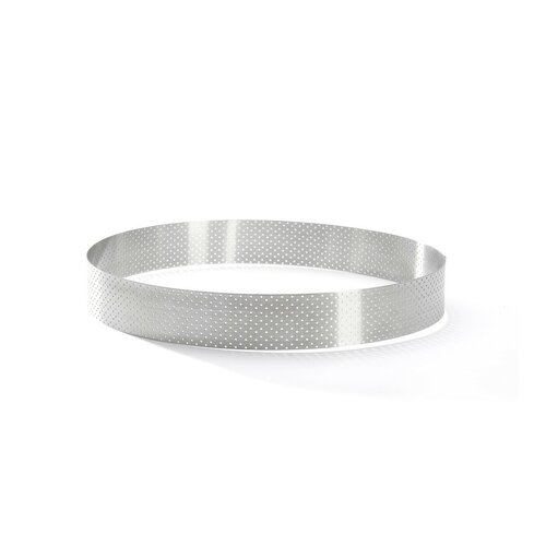 De Buyer 3098.09 перфорована кругла форма для торта 24,5 см, нержавіюча сталь