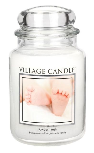 Village Candle Świeczka zapachowa Pudrowa świeżość - Powder fresh, 645 g