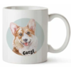 Bohemia Gifts Cană din ceramică - Corgi, 350 ml