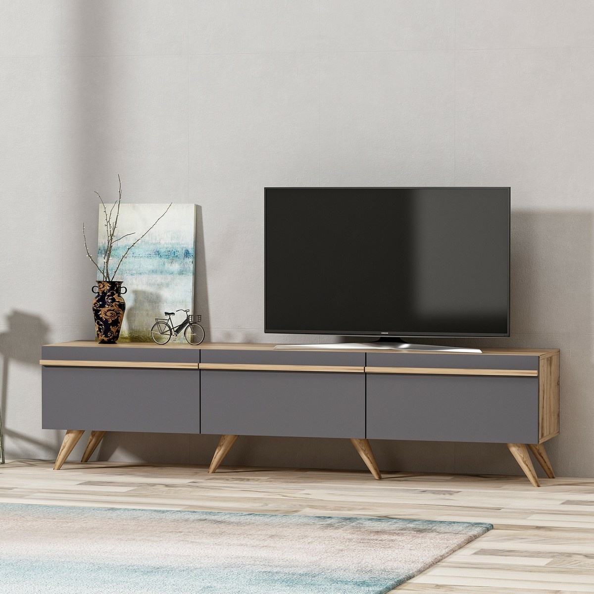 Televízny stolík Amsterdam Anthracite