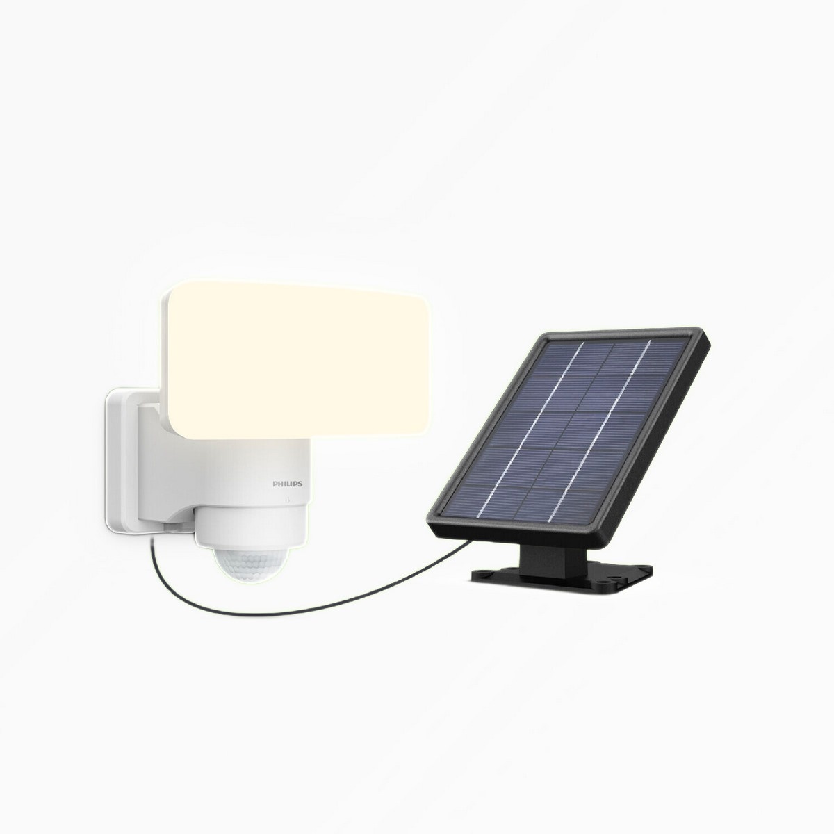 Philips Tylus UltraEfficient Security solární LED reflektor se senzorem bílá, 6 W, 1000/50 lm, 3000 K - thumb (2)