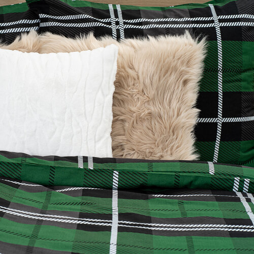 Lenjerie de pat din bumbac 4Home Green Classic,160 x 200 cm, 70 x 80 cm