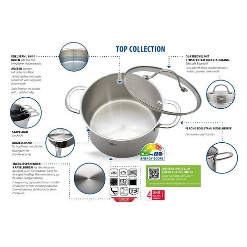 Elo 42505 Set de 5 oale din oțel inoxidabil TopCollection