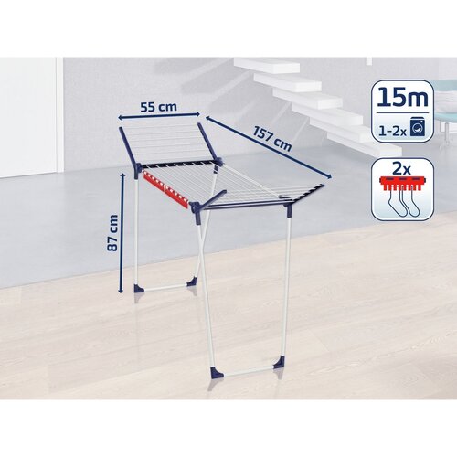 Leifheit Pegasus 150 Solid Slim suszarka do ubrań 81570