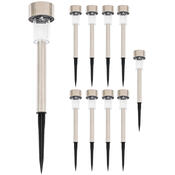 Set de lămpi LED solare 4Home, 10 buc., alb cald