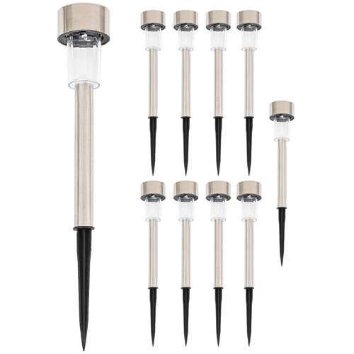 4Home Napelemes LED lámpa szett, 10 db, meleg fehér