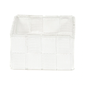 Organizator de depozitare Compactor S TEX,12 x 12 x 7 cm, alb