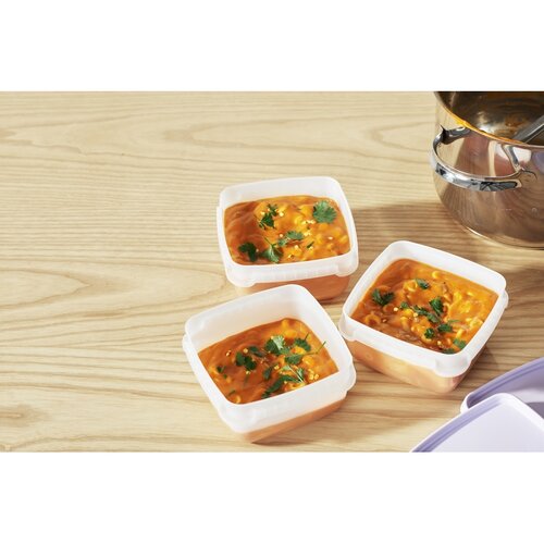 SmartStore Zestaw plastikowych pojemników Freezer 5 szt., lawenda, 500 ml