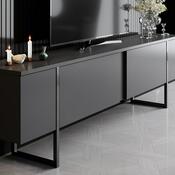 Televizní stolek Luxe Anthracite and Black