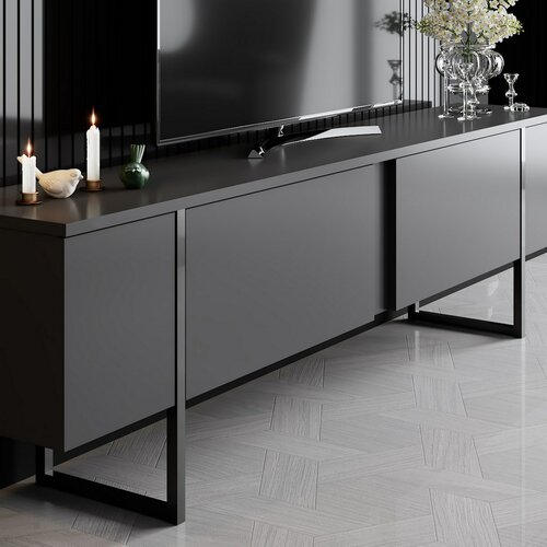 Măsuță TV Luxe Anthracite and Black
