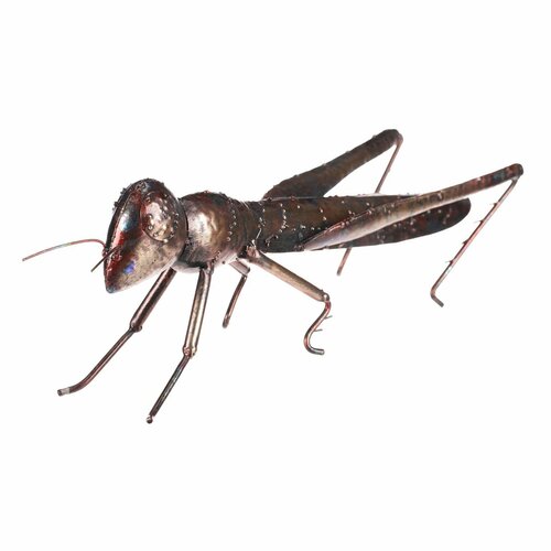 Metall-Gartendekoration Grashüpfer, 37 x 12 x 14 cm