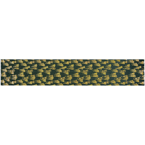 Țesătură decorativă de Crăciun Velvet, verde,  28 x 150 cm