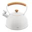 Ceainic din inox Orion WHITELINE cu fluier, 2,9 l