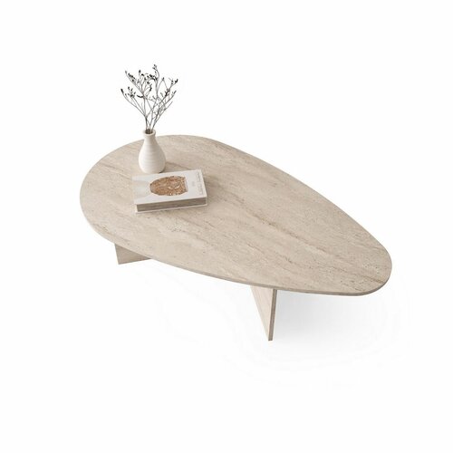 Măsuță de cafea Flap Travertine