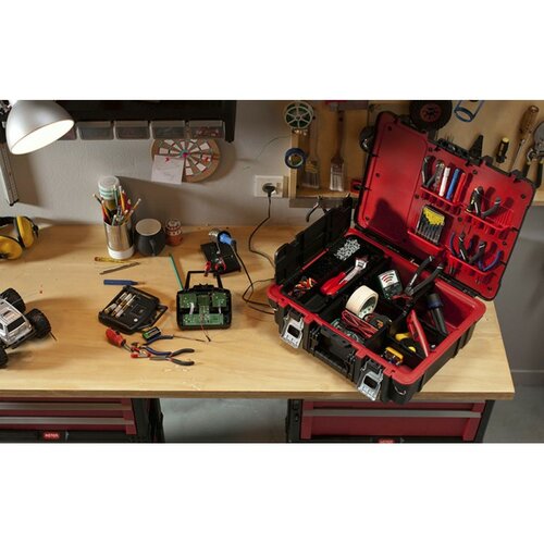 Keter omarica Technican Box, črna-rdeča