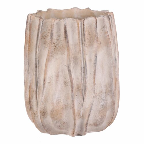 Betonvase, grau, 21 x 25 cm