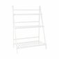 Suport de flori din bambus Nepel Tip 1 alb , 70 x40 x 96 cm
