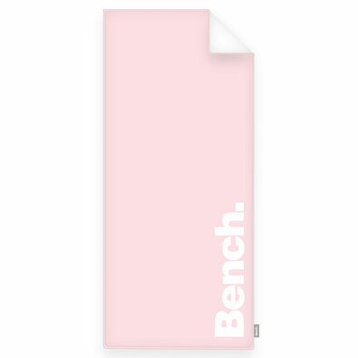 Prosop de plajă Bench roz deschis, 80 x 180 cm