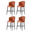 Barstuhl-Set Rubi Tile Red, 4 Stück