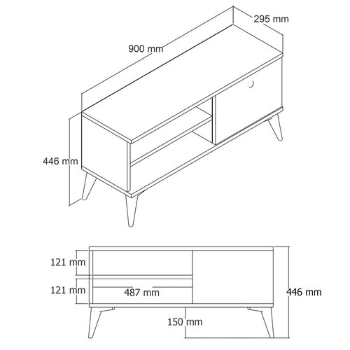TV stolík Retro 1552
