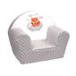 Нове крісло Baby Baby Minky Fox сіре , 42 x 53 см